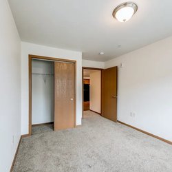 bedroom at Northview Apartments located in Sartell MN