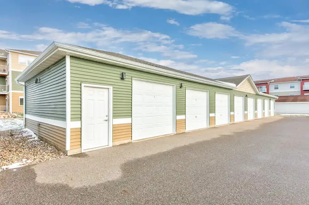 garages at Northview Apartments located in Sartell MN